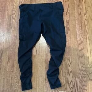 Sweetflexx Black Leggings Size 16 Shapewear Compression Cropped Pants